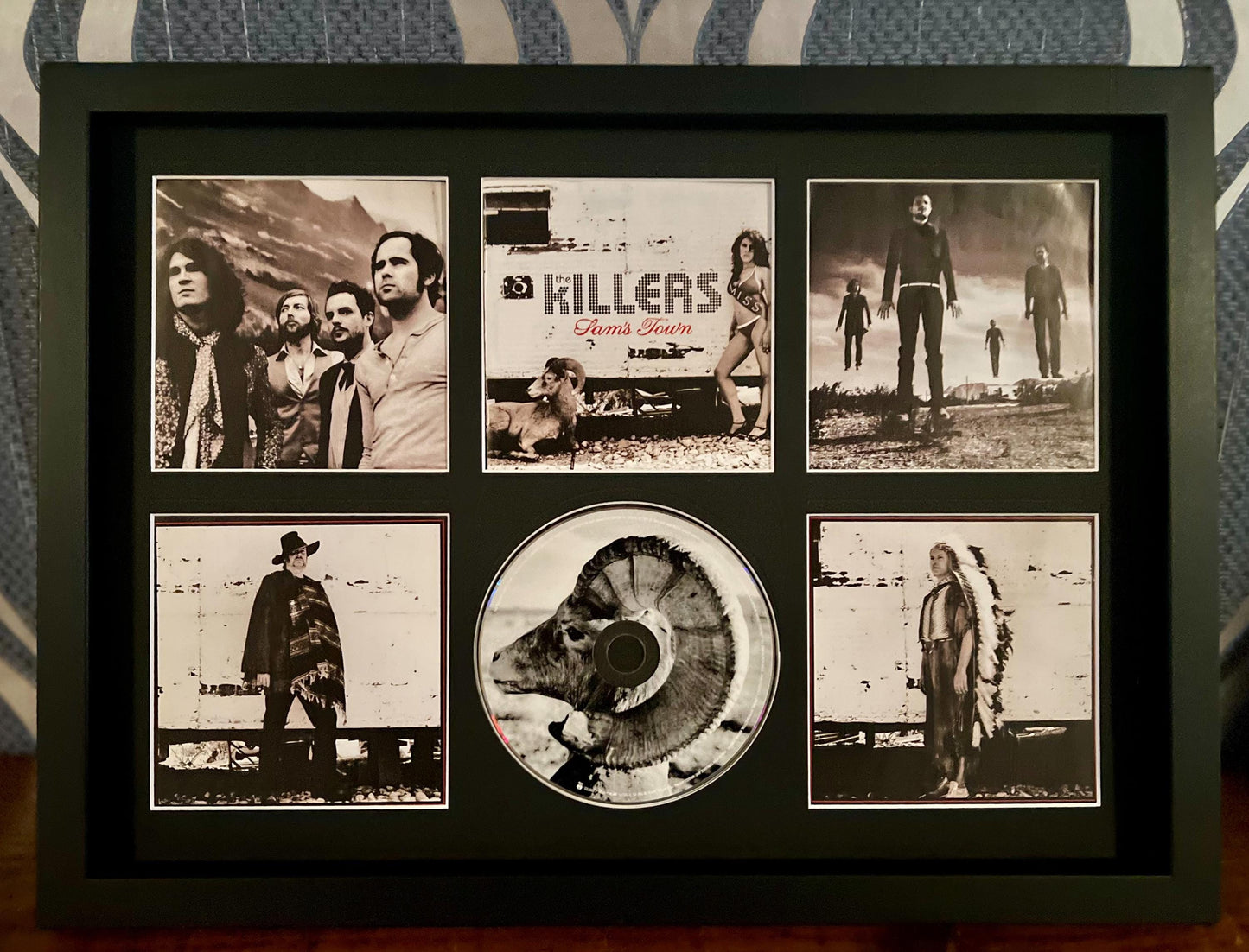 The Killers | Sam's Town | Retro Mounted CD Wall Display | Frame Not Included |