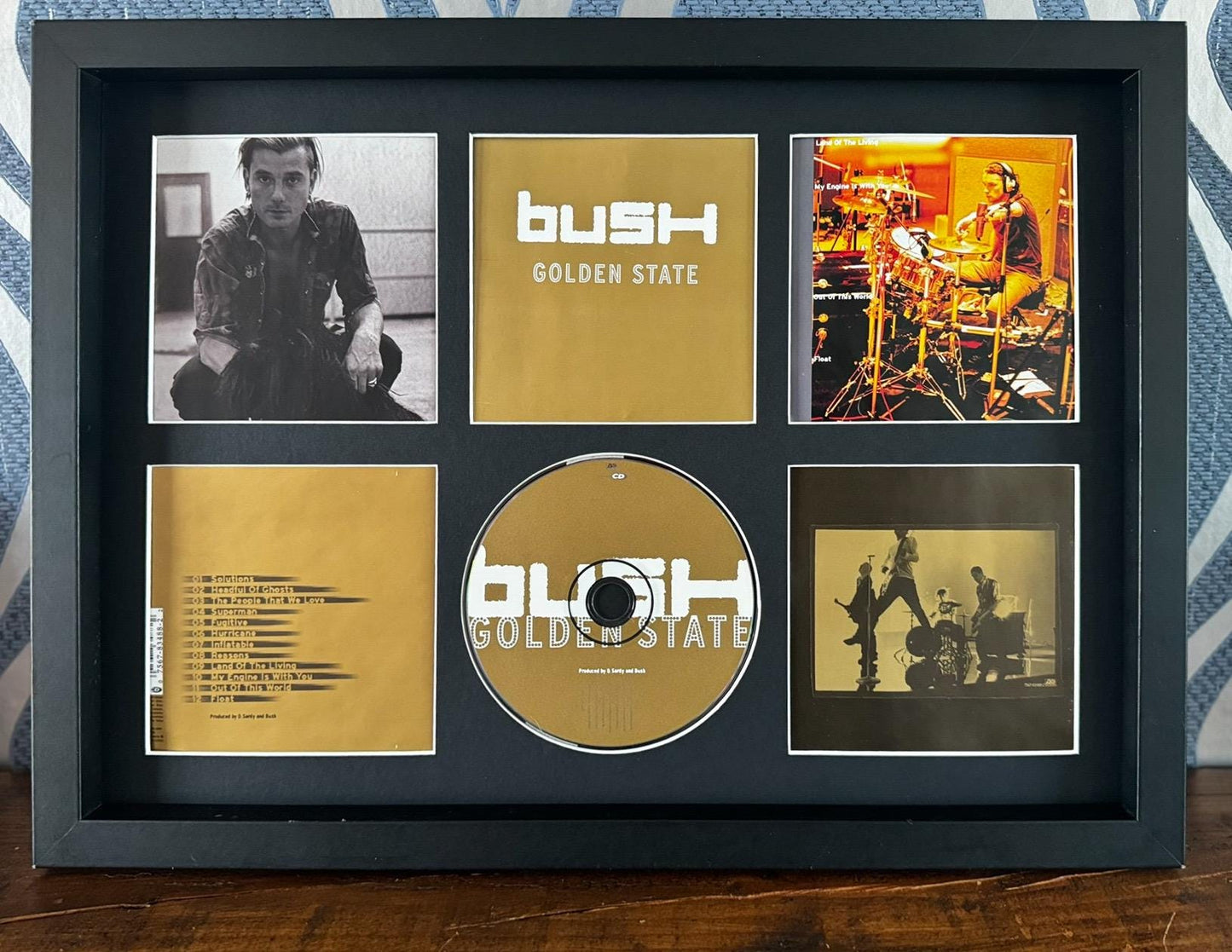 Bush | Golden State | Retro Mounted CD Wall Display | Frame Not Included |