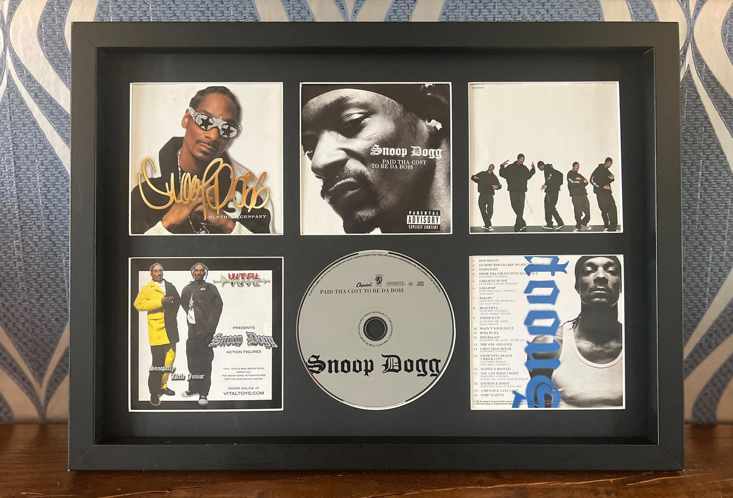 Snoop Dogg | Paid Tha Cost To Be Da Boss | Retro Mounted CD Wall Display | Frame Not Included |