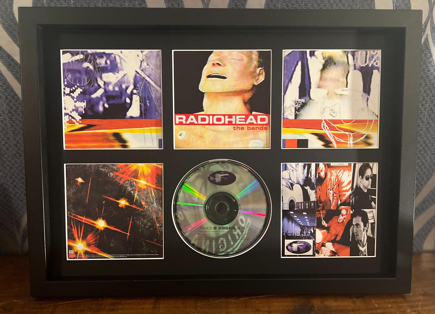 Radiohead | The Bends | Retro Mounted CD Wall Display | Frame Not Included |