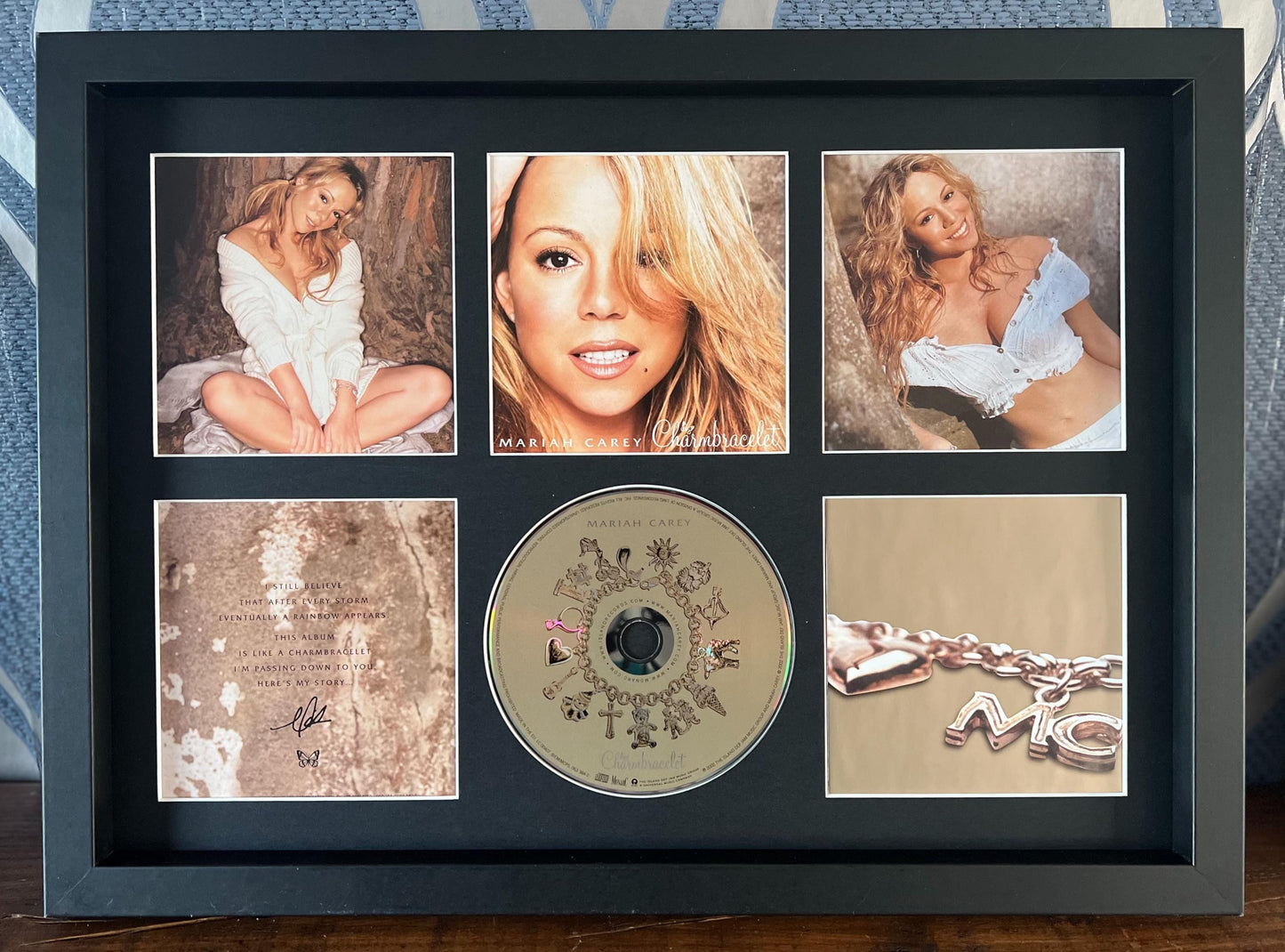 Mariah Carey | Charmbracelet | Retro Mounted CD Wall Display | Frame Not Included |