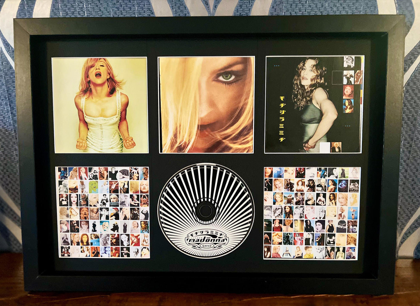Madonna | GHV2 | Retro Double Mounted CD Wall Display | Frame Not Included |