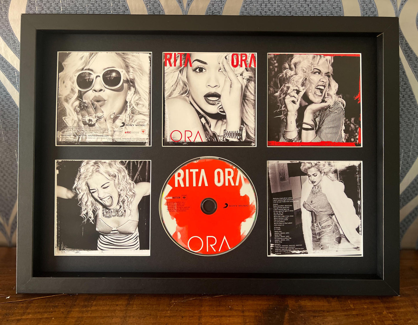 Rita Ora | Ora | Retro Mounted CD Wall Display | Frame Not Included |