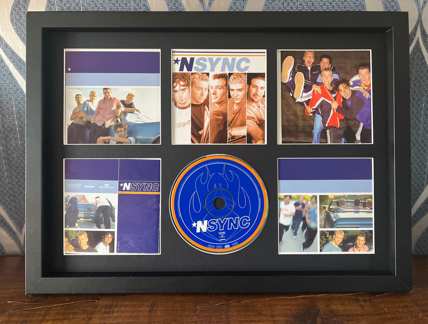 NSync | NSync | Retro Mounted CD Wall Display | Frame Not Included |