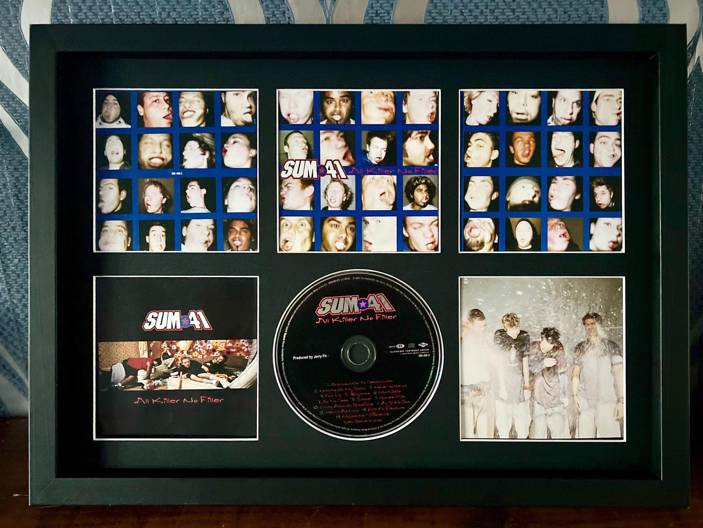 Sum 41 | All Killer, No Filler | Retro Mounted CD Wall Display | Frame Not Included |