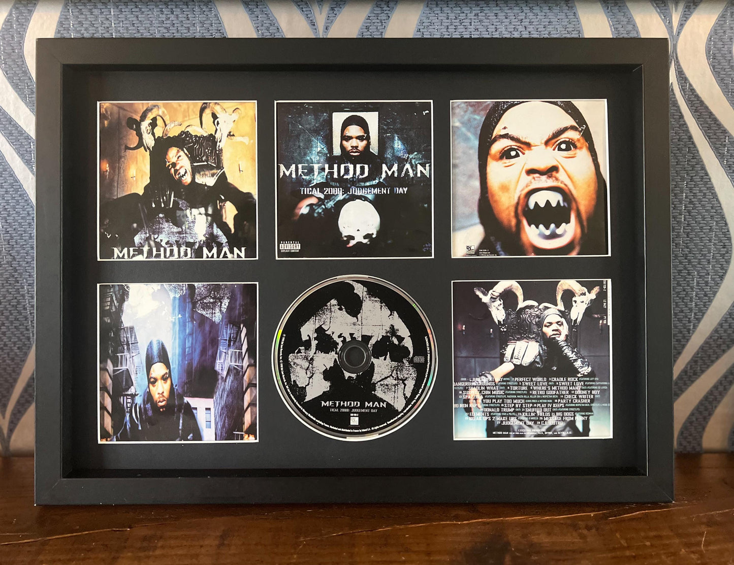 Method Man | Tical 2000: Judgement Day | Retro Mounted CD Wall Display | Frame Not Included |