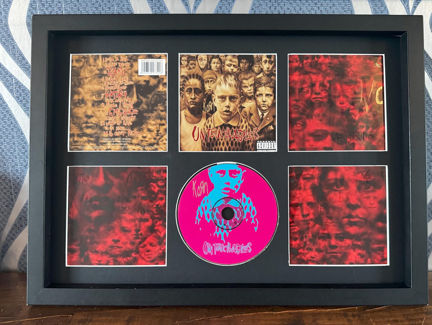 Korn | Untouchables | Retro Mounted CD Wall Display | Frame Not Included |