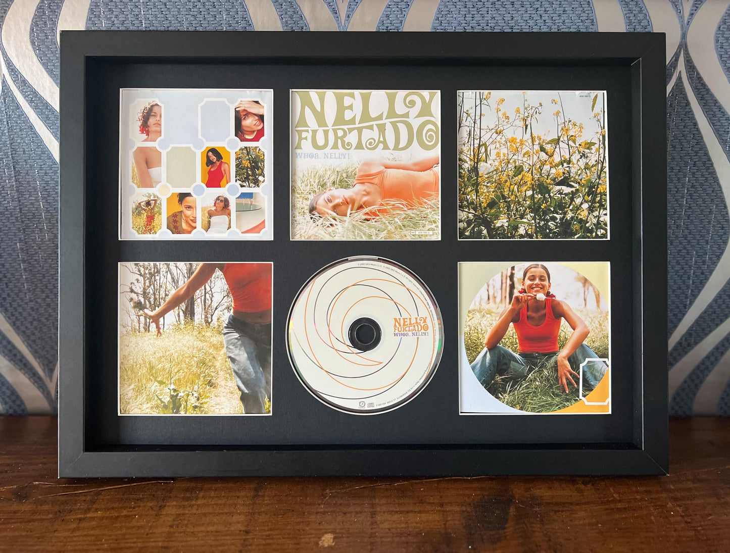 Nelly Furtado | Woah Nelly! | Retro Mounted CD Wall Display | Frame Not Included |