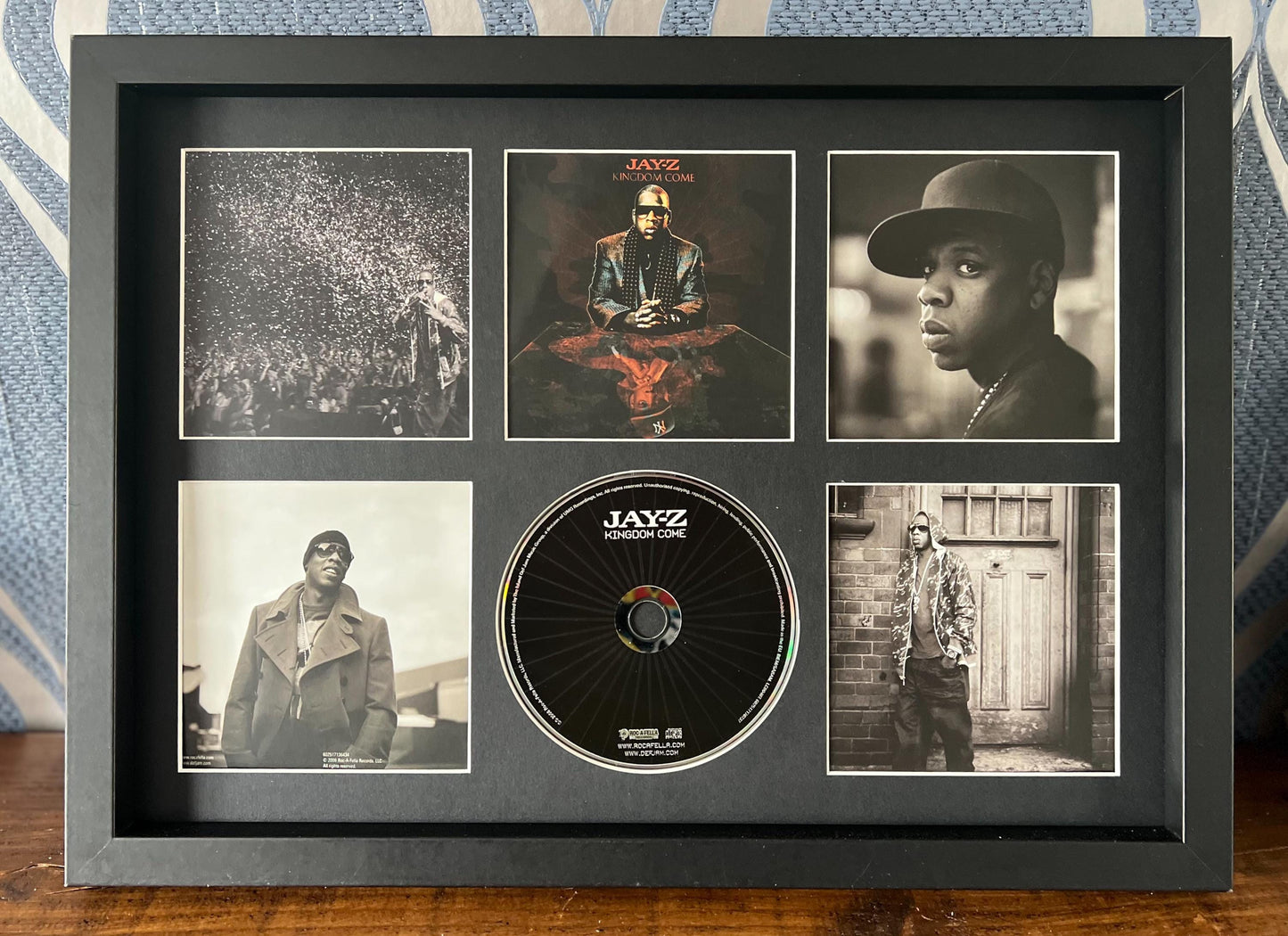 Jay Z | Kingdom Come | Retro Mounted CD Wall Display | Frame Not Included |