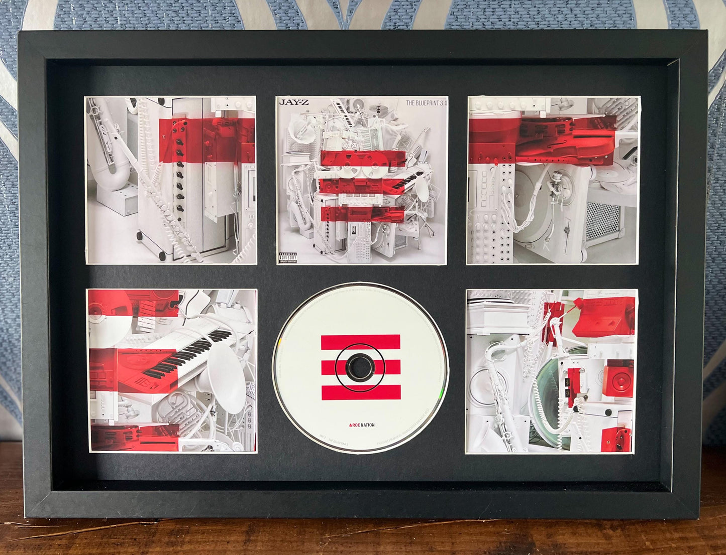Jay Z | The Blueprint 3 | Retro Mounted CD Wall Display | Frame Not Included |