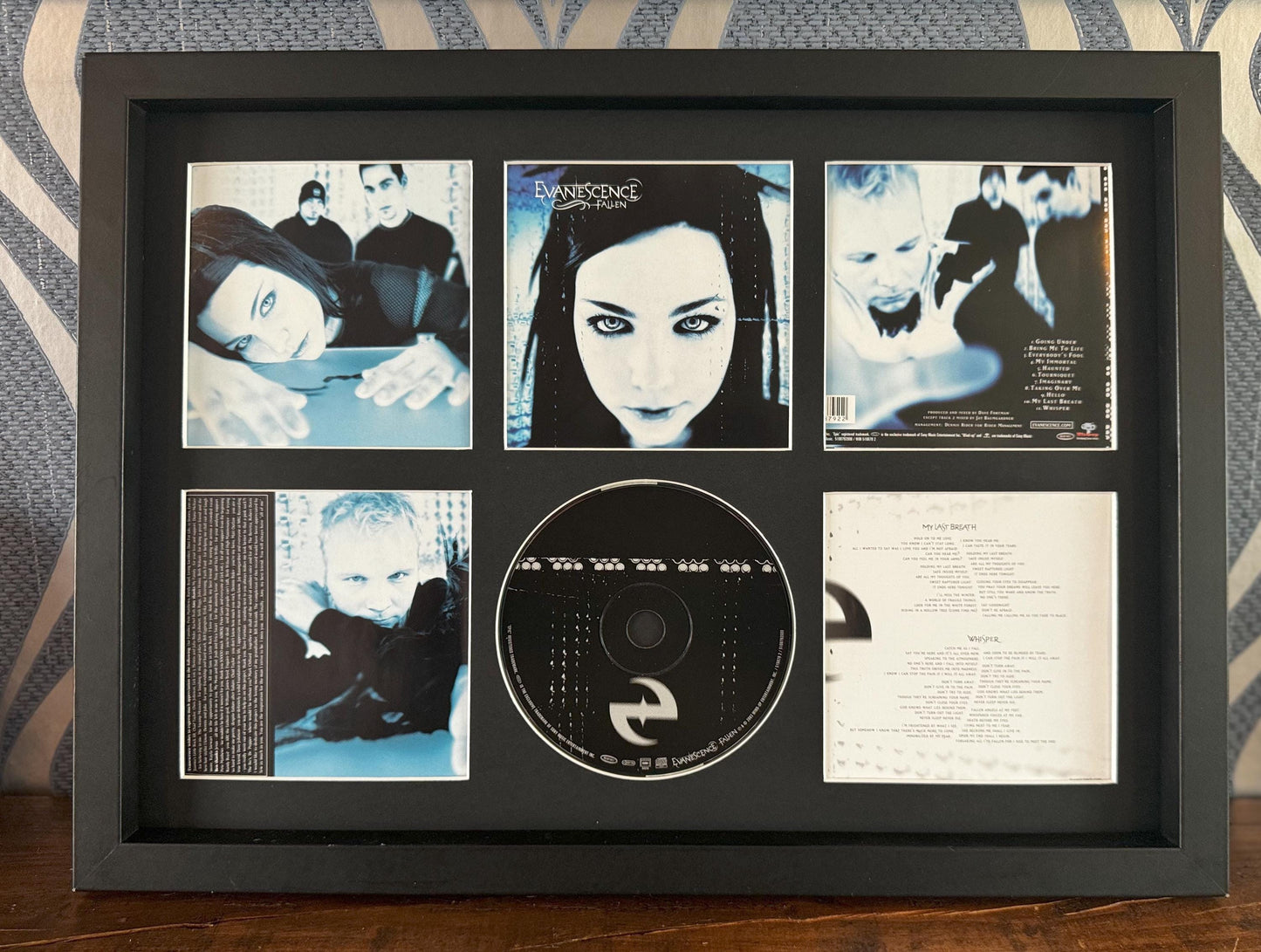 Evanescence | Evanescence | Retro Mounted CD Wall Display | Frame Not Included |