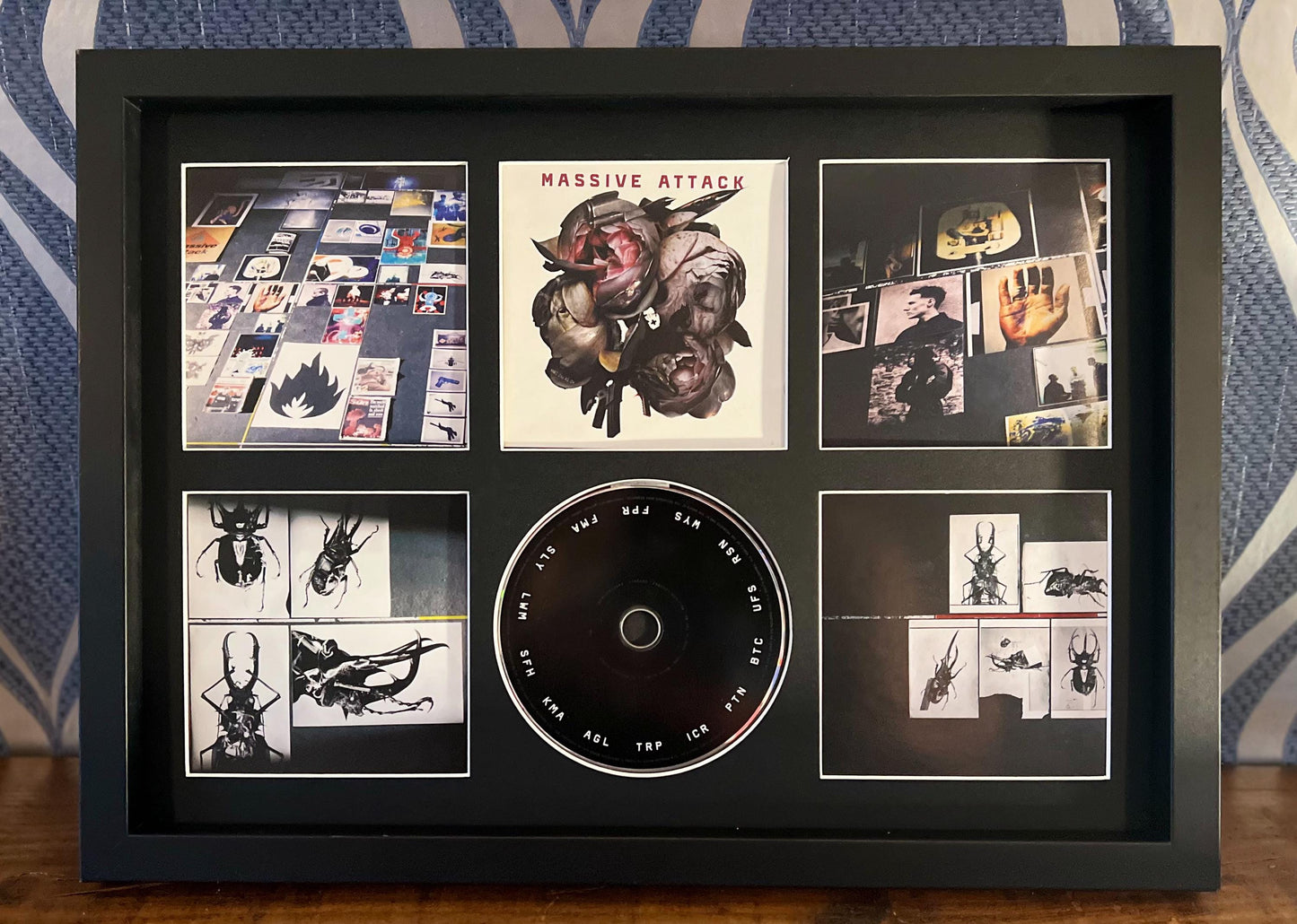Massive Attack | Collected : The Best Of | Retro Mounted CD Wall Display | Frame Not Included |