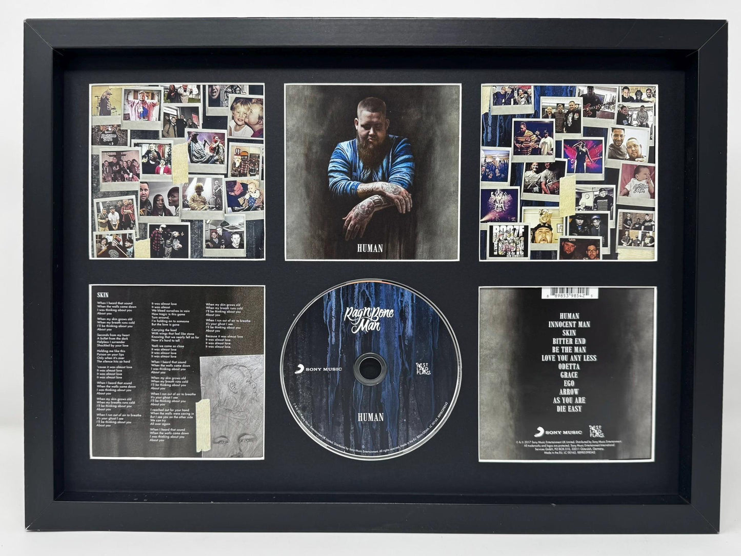 Rag ‘N’ Bone Man | Human | Retro Mounted CD Wall Display | Frame Not Included |