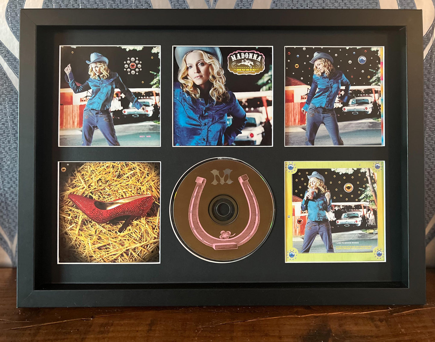 Madonna | Music | Retro Mounted CD Wall Display | Frame Not Included |