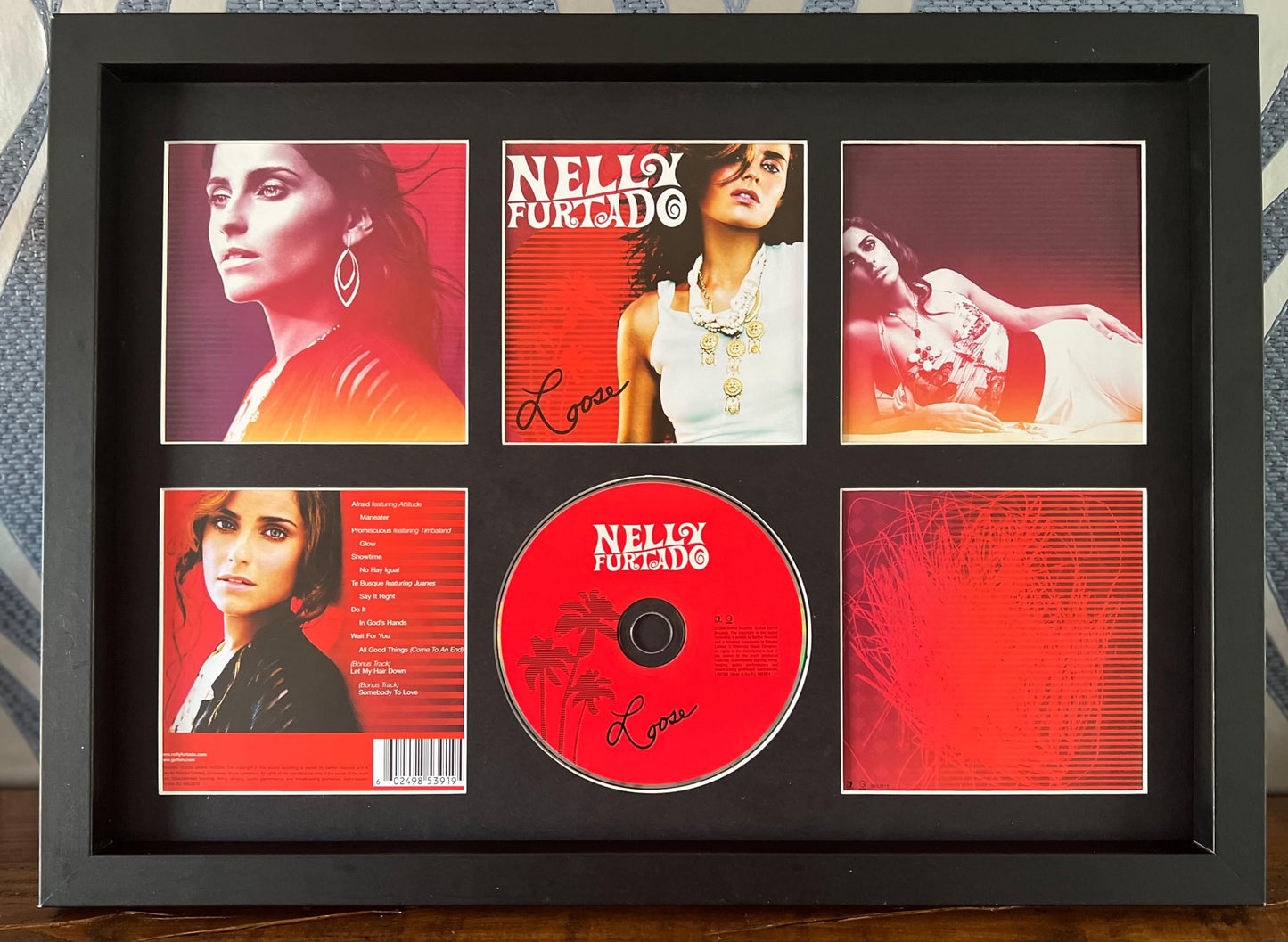 Nelly Furtado | Loose | Retro Mounted CD Wall Display | Frame Not Included |