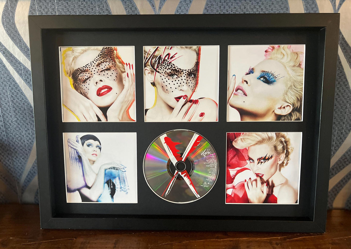 Kylie Minogue | X | Retro Mounted CD Wall Display | Frame Not Included |