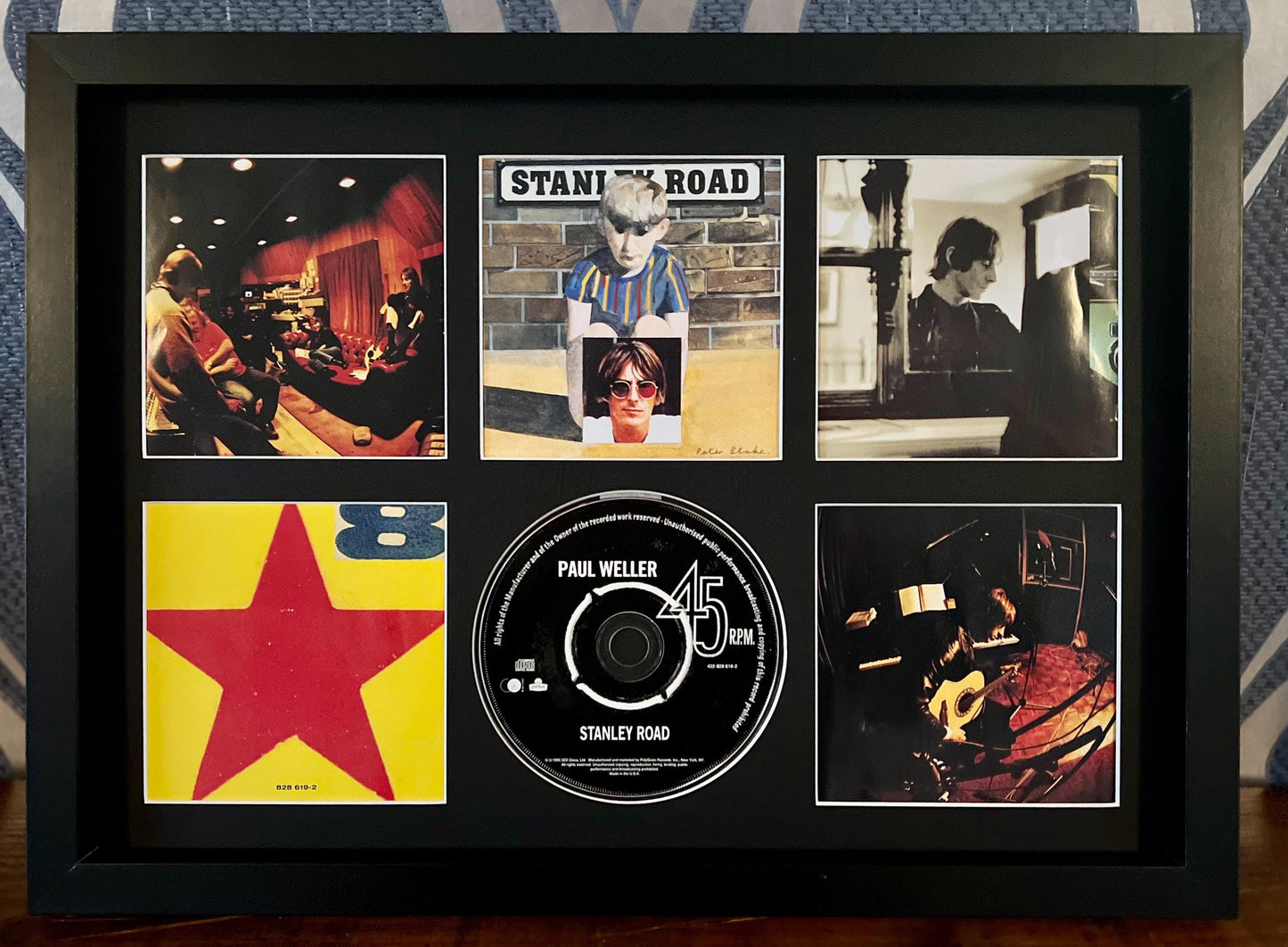 Paul Weller | Stanley Road | Retro Mounted CD Wall Display | Frame Not Included |