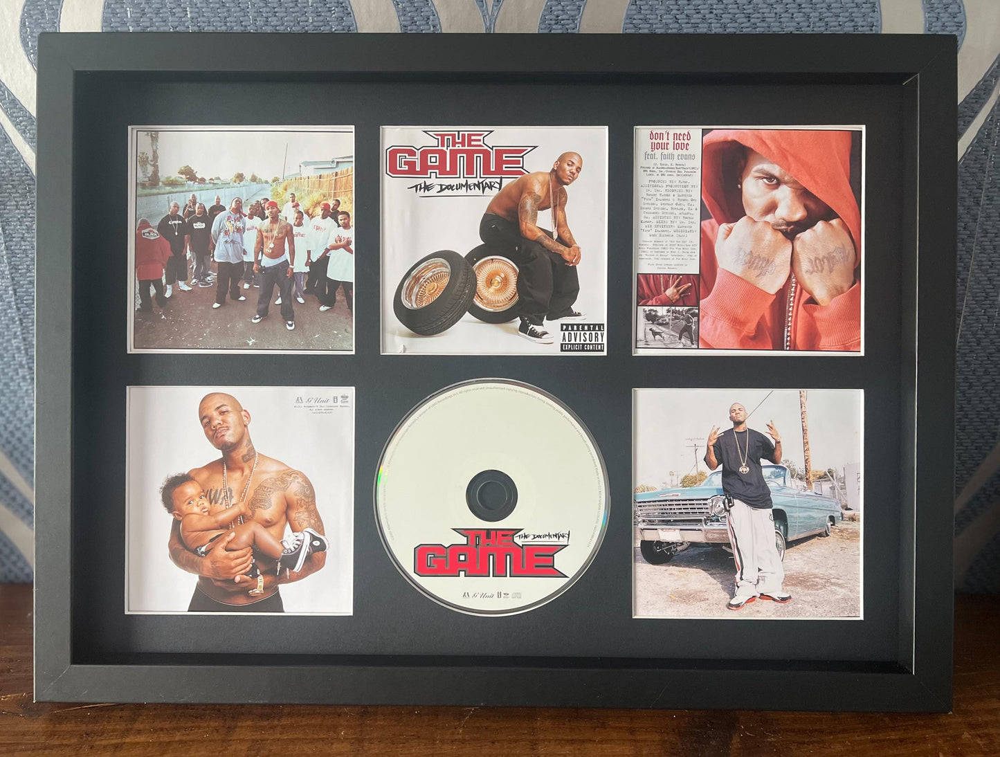 The Game | The Documentary | Retro Mounted CD Wall Display | Frame Not Included |