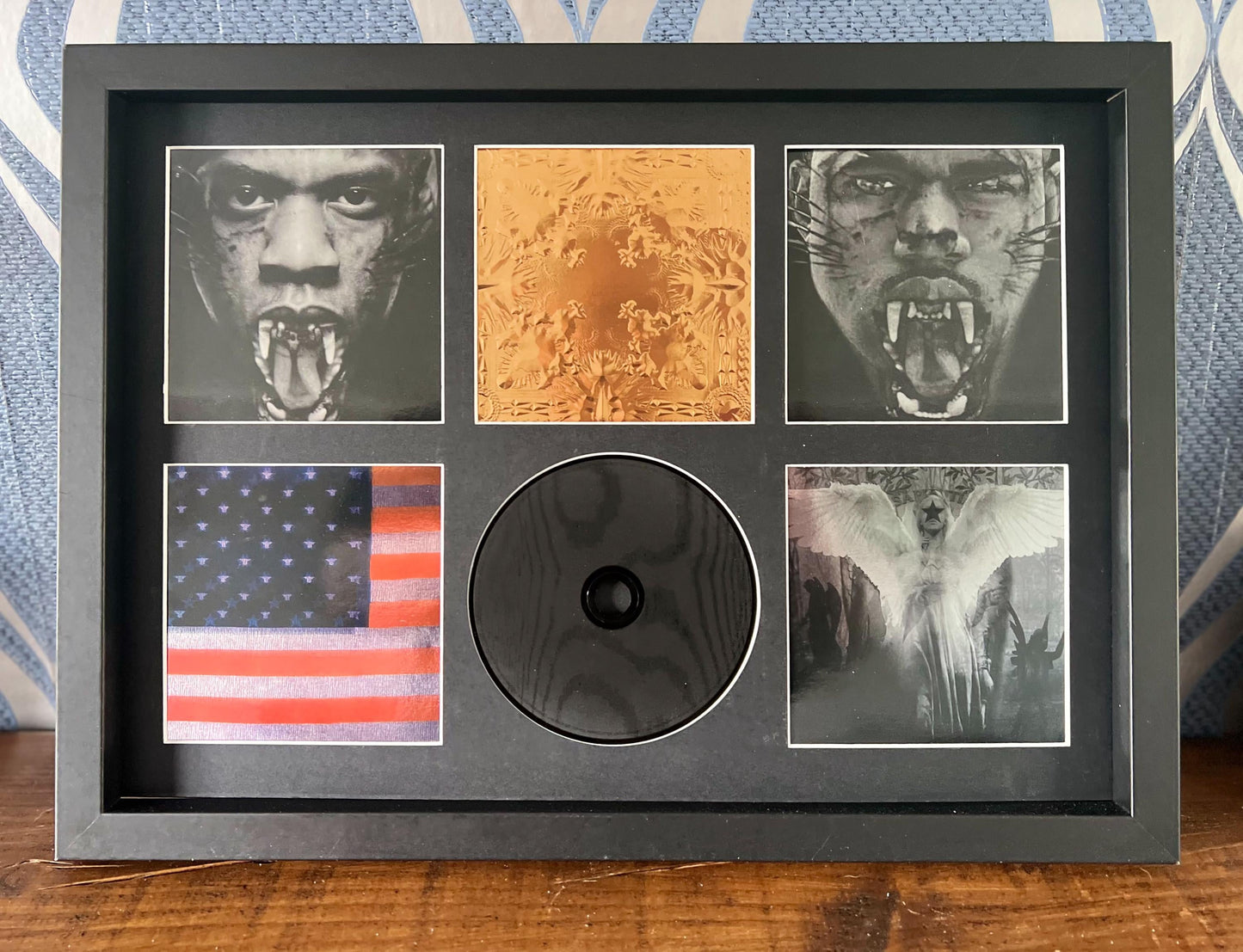 Jay Z & Kanye West | Watch The Throne | Retro Mounted CD Wall Display | Frame Not Included |