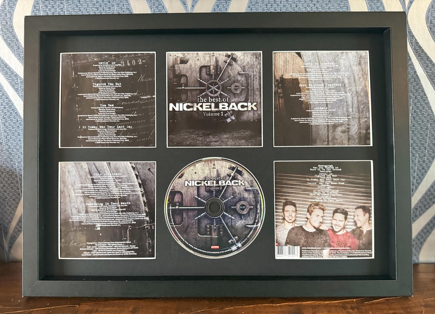 Nickelback | The Best Of Volume 1 | Retro Mounted CD Wall Display | Frame Not Included |