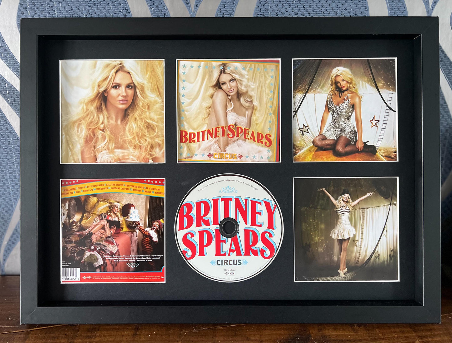 Britney Spears | Circus | Retro Mounted CD Wall Display | Frame Not Included |