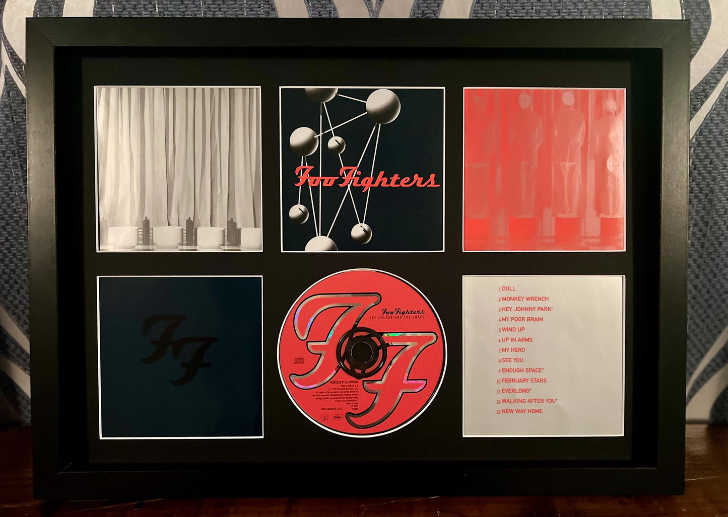 The Foo Fighters | The Colour & The Shape | Retro Mounted CD Wall Display | Frame Not Included |