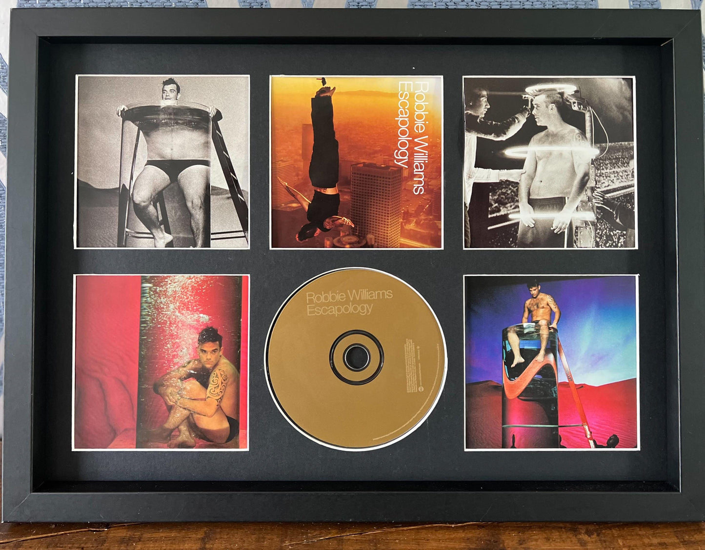 Robbie Williams | Escapology | Retro Mounted CD Wall Display | Frame Not Included |