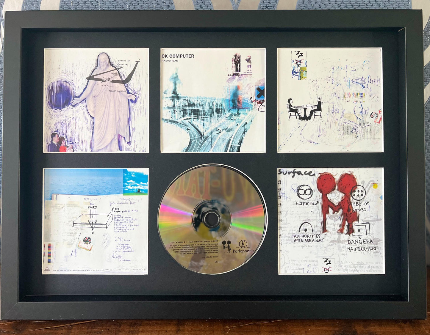 Radiohead | OK Computer | Retro Mounted CD Wall Display | Frame Not Included |