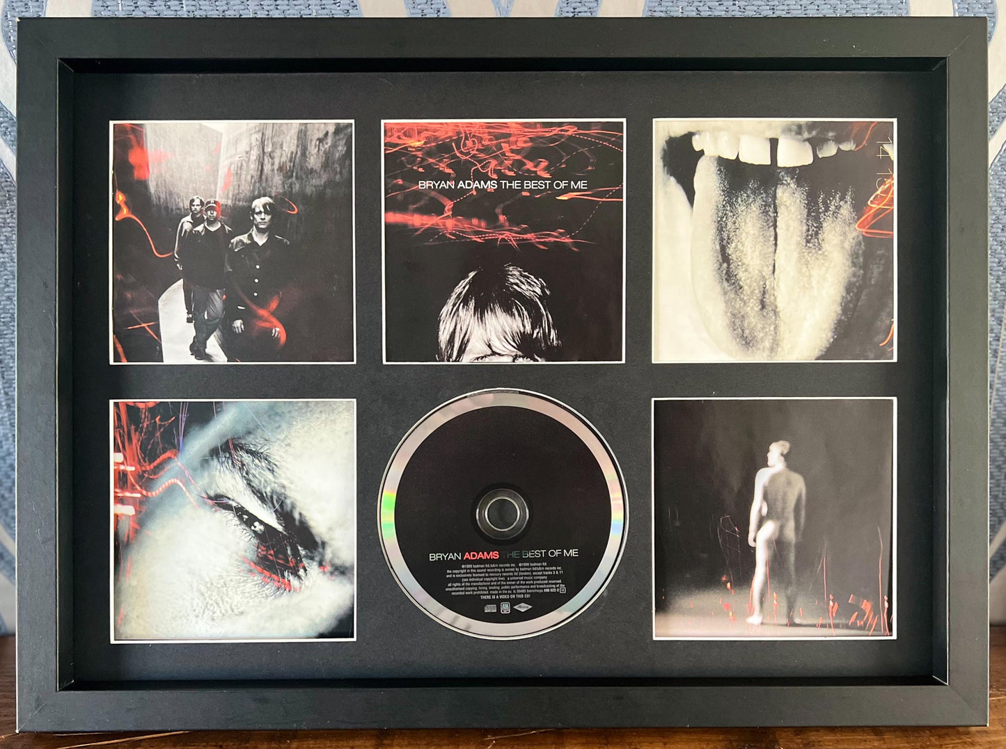 Bryan Adams | The Best Of Me | Retro Mounted CD Wall Display | Frame Not Included |