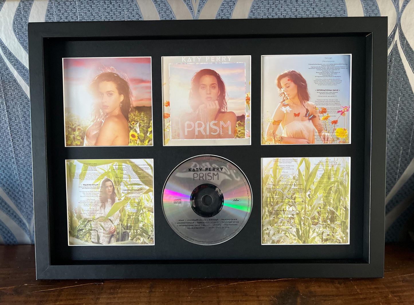 Katy Perry | Prism | Retro Mounted CD Wall Display | Frame Not Included |