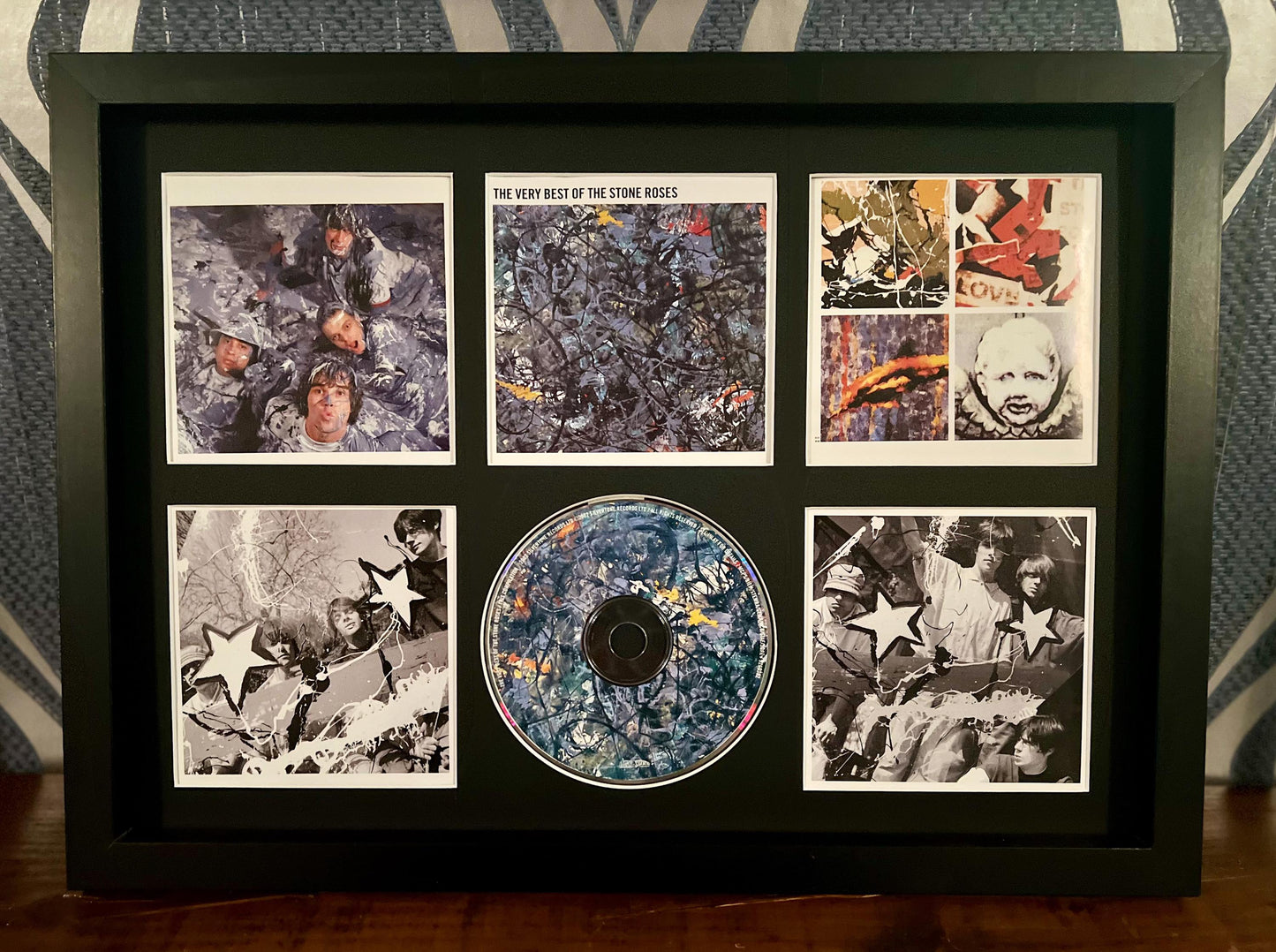 The Stone Roses | The Very Best Of | Retro Mounted CD Wall Display | Frame Not Included |