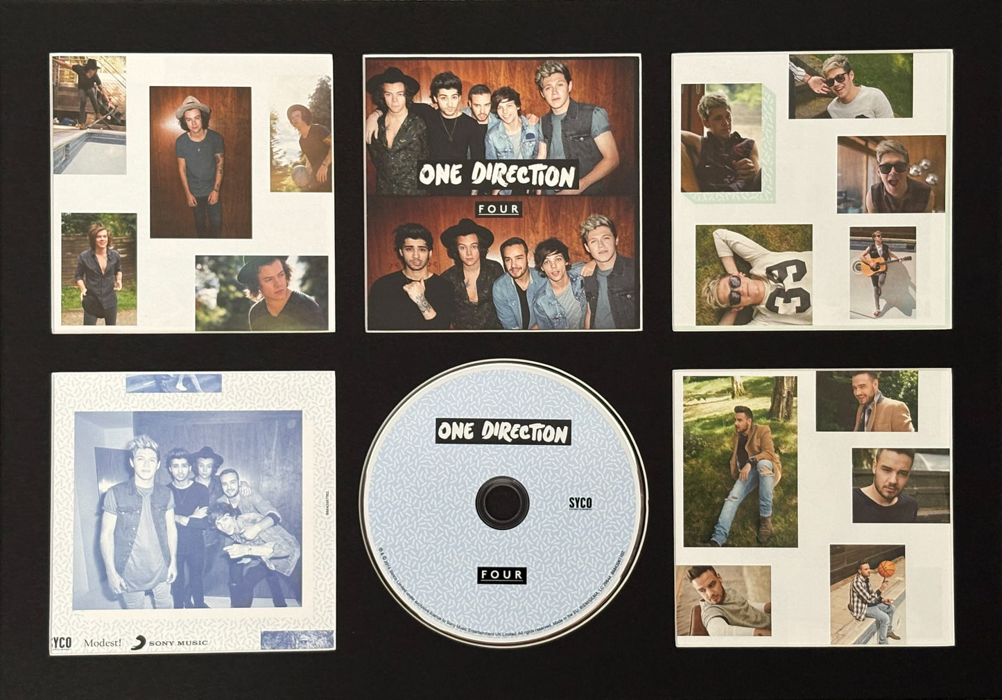 One Direction | Four | Retro Mounted CD Wall Display | Frame Not Included |