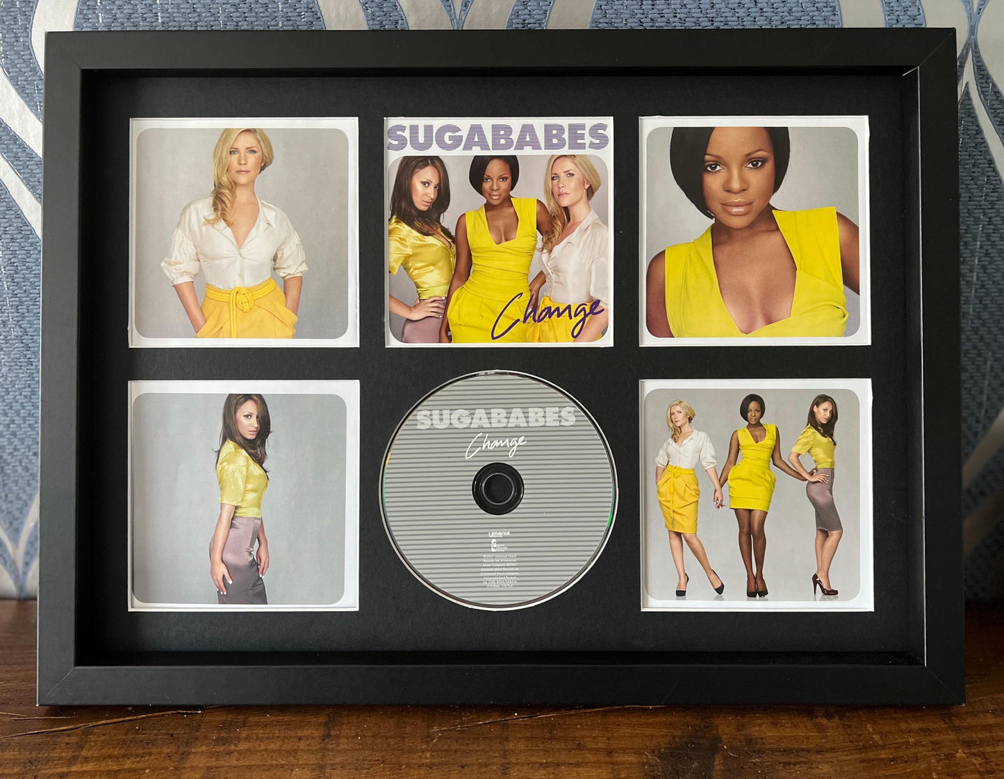 The Sugababes | Change | Retro Mounted CD Wall Display | Frame Not Included |