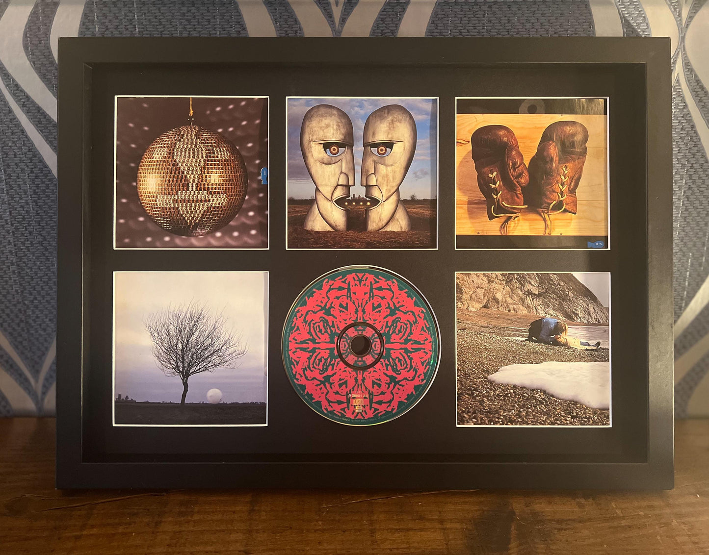 Pink Floyd | The Division Bell | Retro Mounted CD Wall Display | Frame Not Included |
