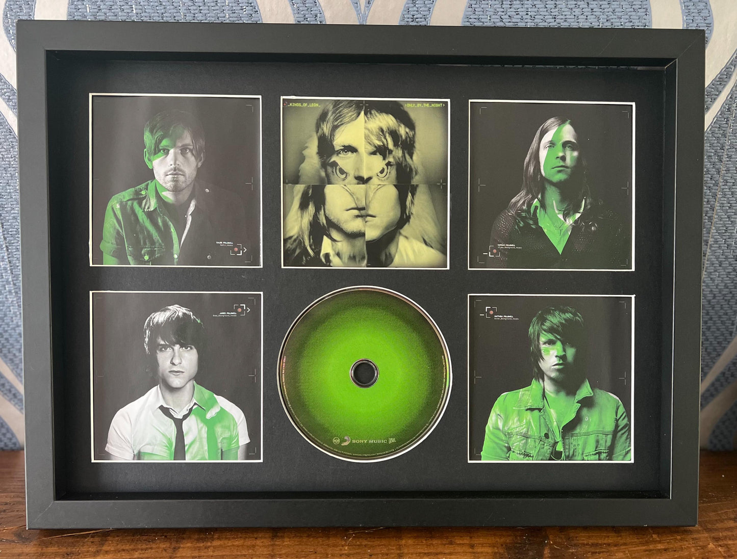 The Kings Of Leon | Only By The Night | Retro Mounted CD Wall Display | Frame Not Included |