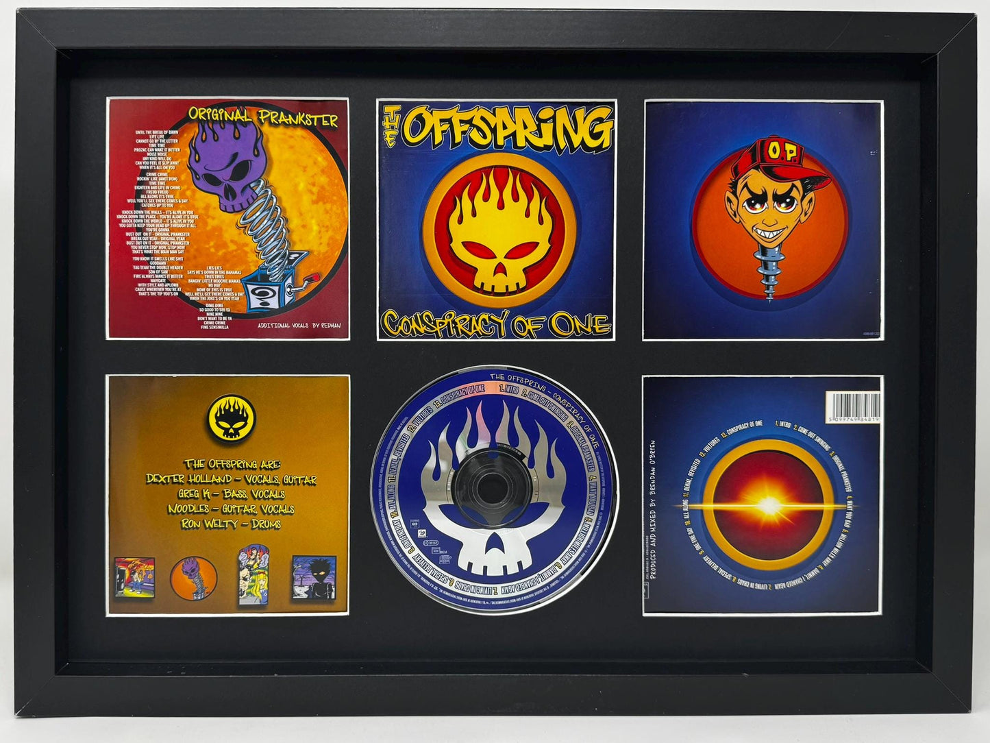 The Offspring | Conspiracy Of One | Retro Mounted CD Wall Display | Frame Not Included |