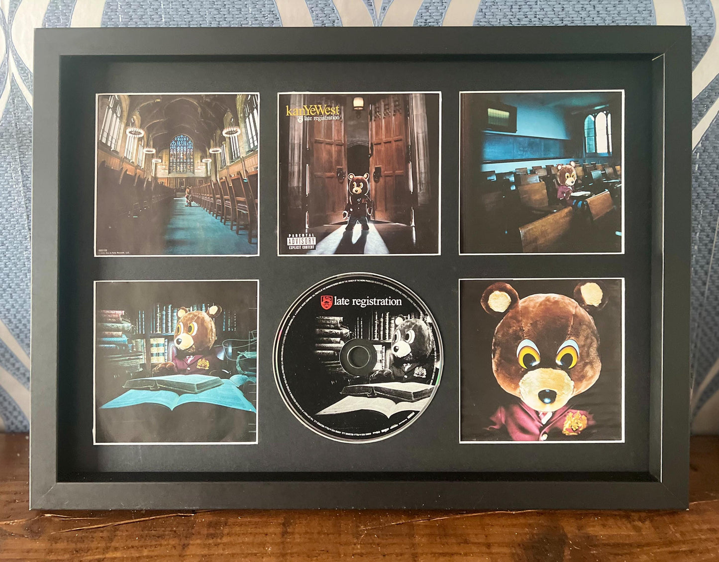 Kanye West | Late Registration | Retro Mounted CD Wall Display | Frame Not Included |