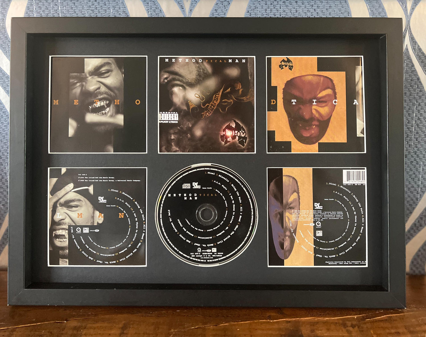 Method Man | Tical | Retro Mounted CD Wall Display | Frame Not Included |