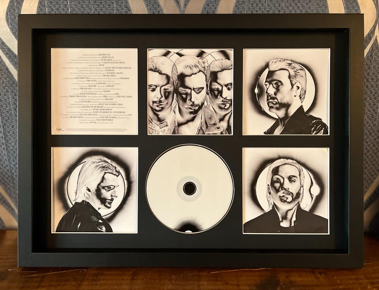 Swedish House Mafia | Until Now | Retro Mounted CD Wall Display | Frame Not Included |