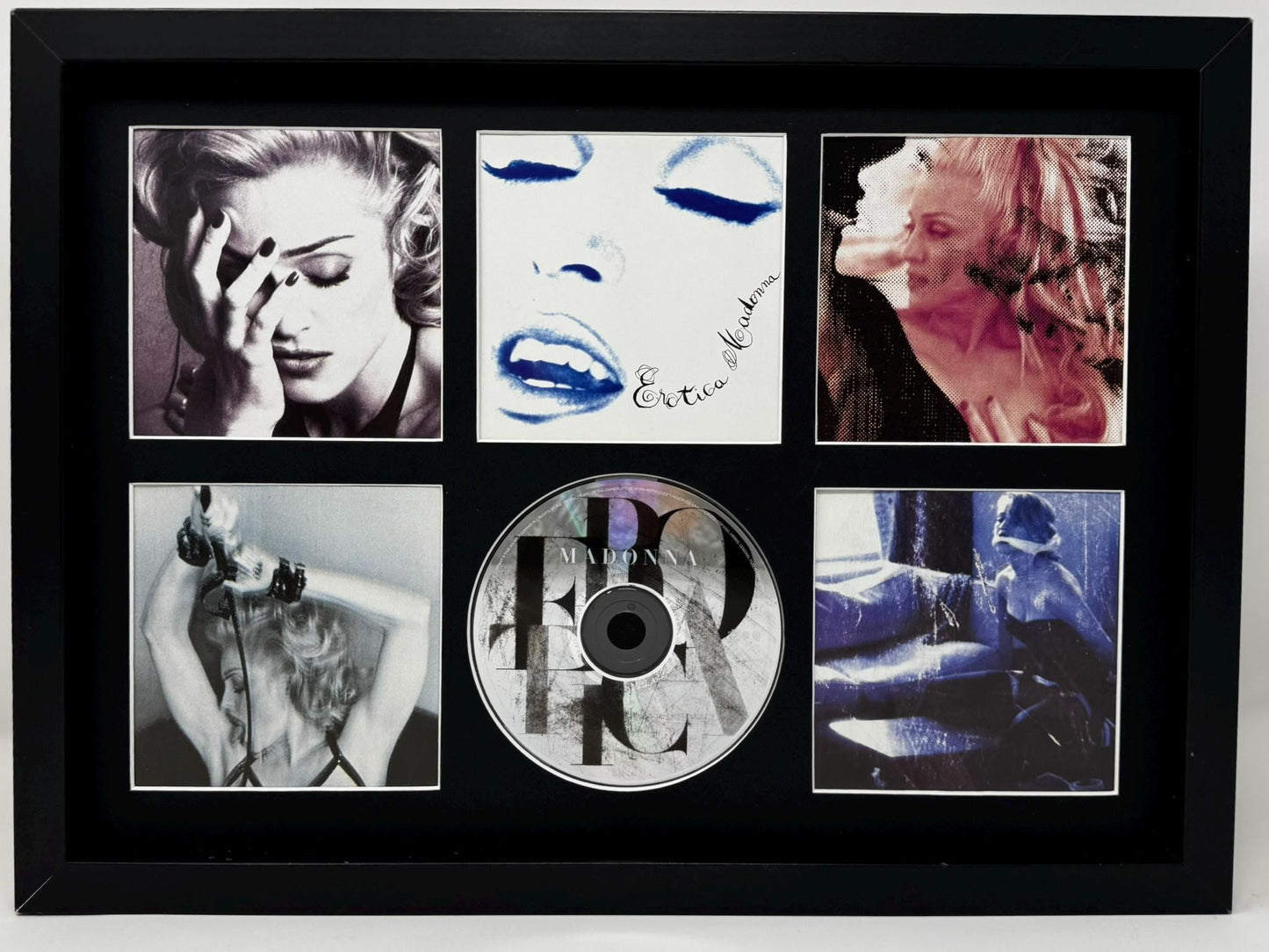 Madonna | Erotica | Retro Mounted CD Wall Display | Frame Not Included |