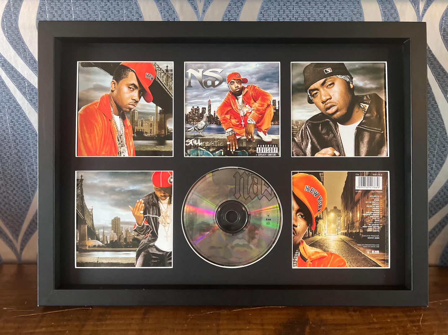 Nas | Stillmatic | Retro Mounted CD Wall Display | Frame Not Included |