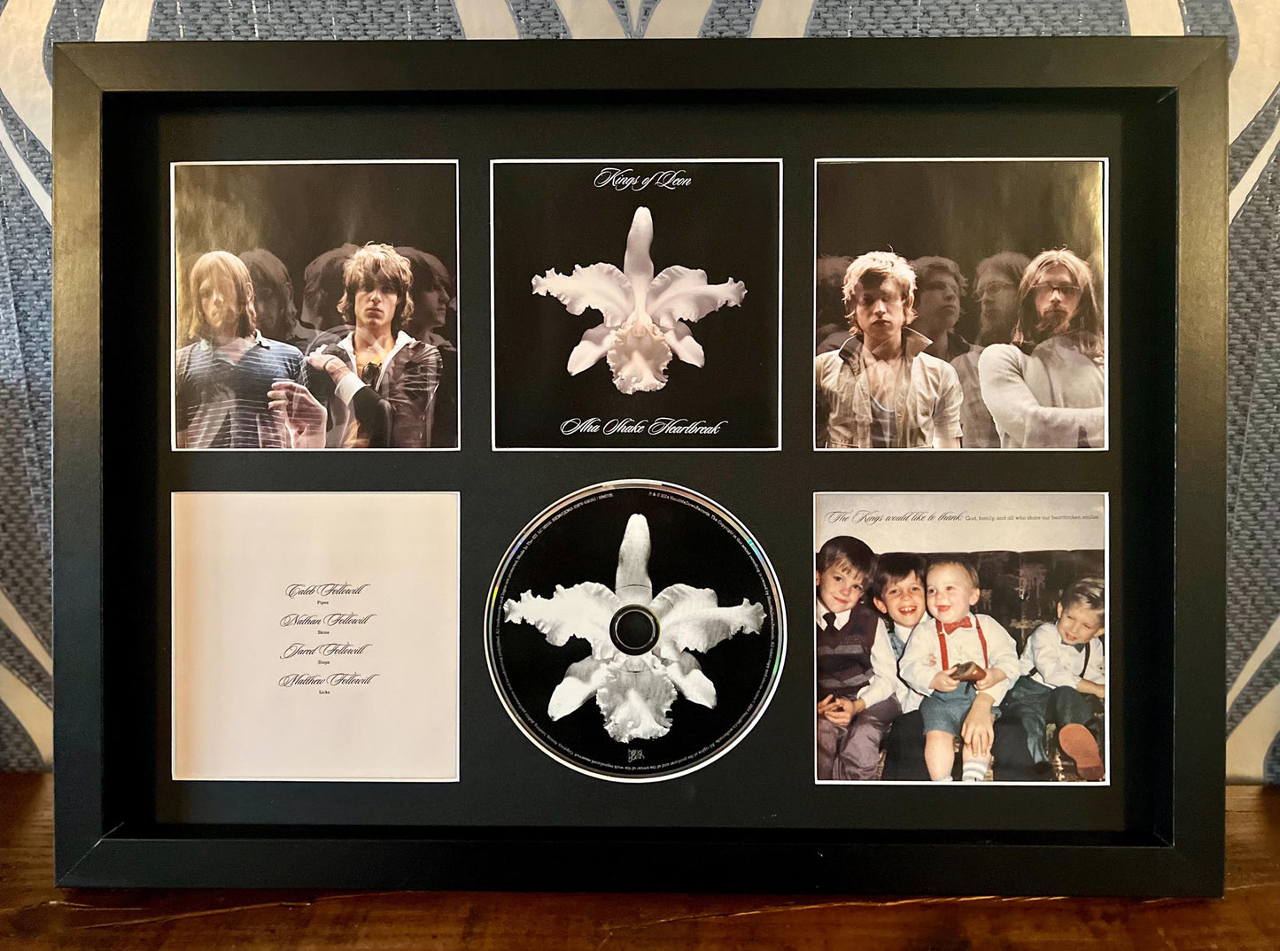 The Kings Of Leon | Aha Shake Heartbreak | Retro Mounted CD Wall Display | Frame Not Included |