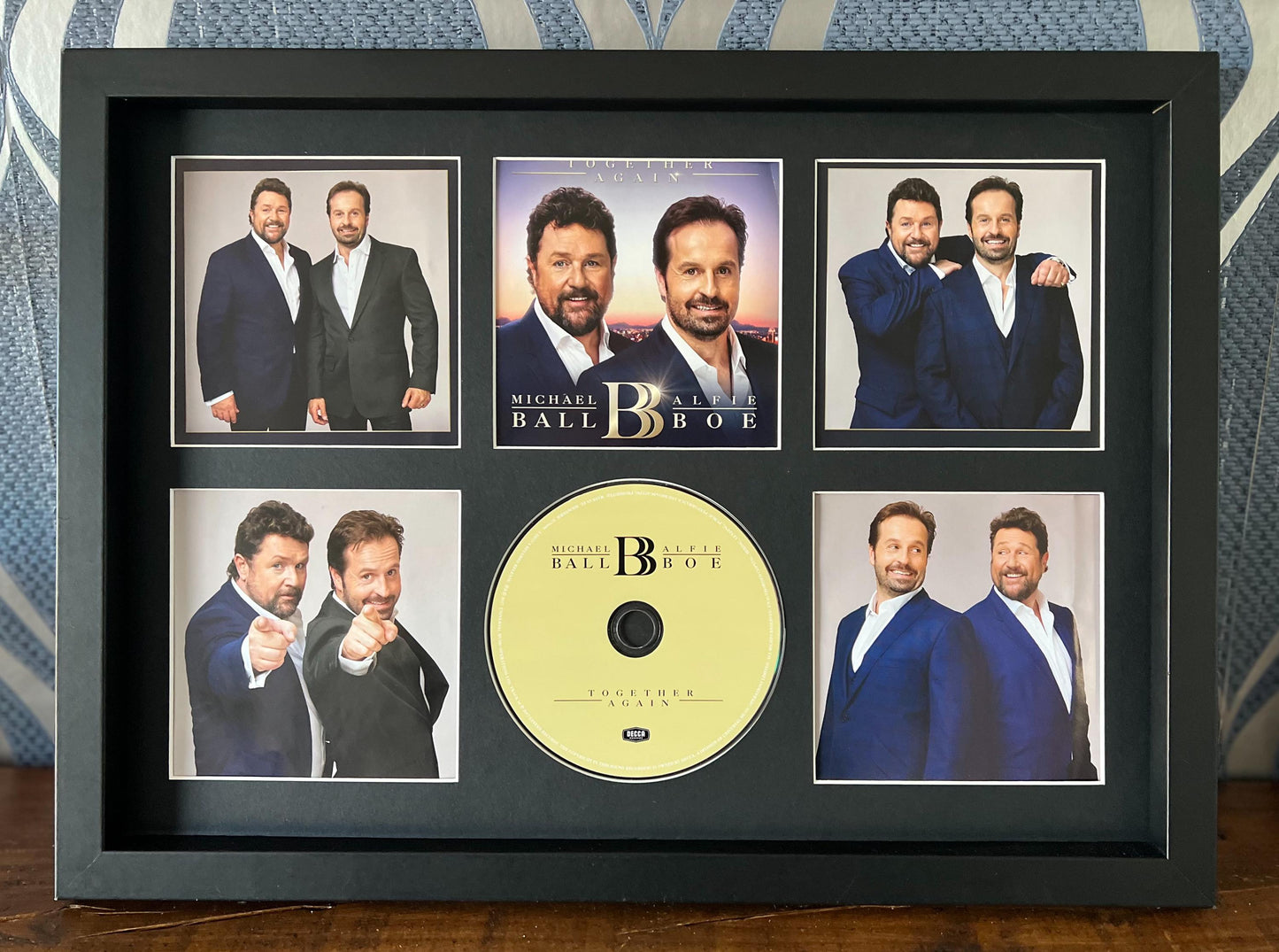Michael Ball & Alfie Boe | Together Again | Retro Mounted CD Wall Display | Frame Not Included |