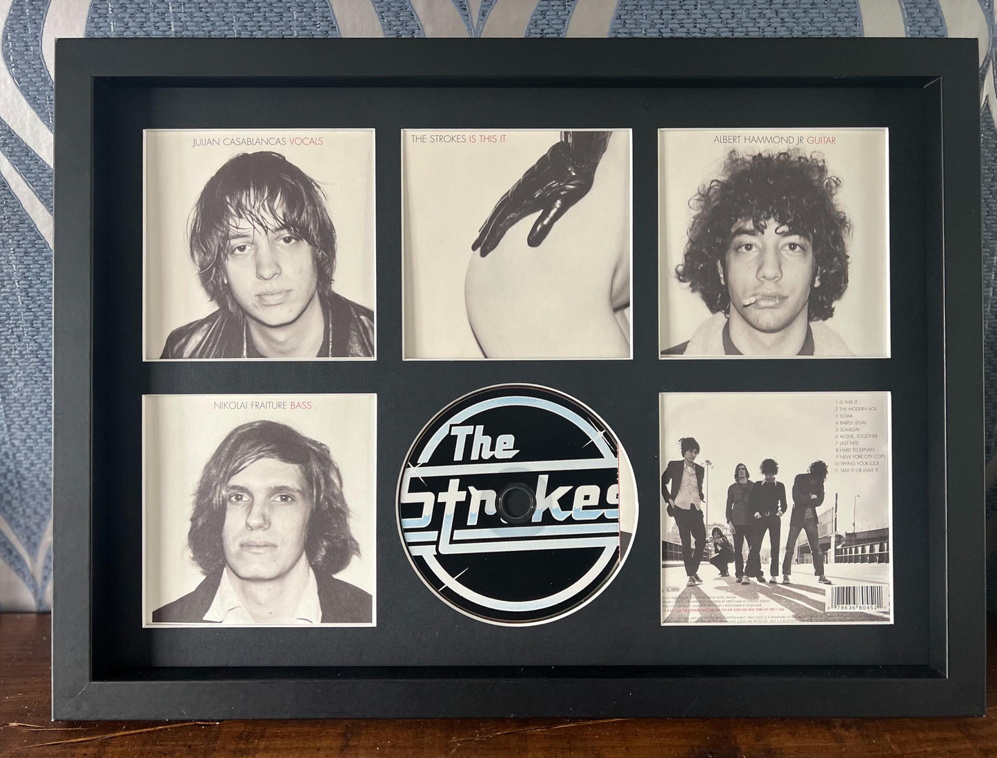 The Strokes | Is This It | Retro Mounted CD Wall Display | Frame Not Included |