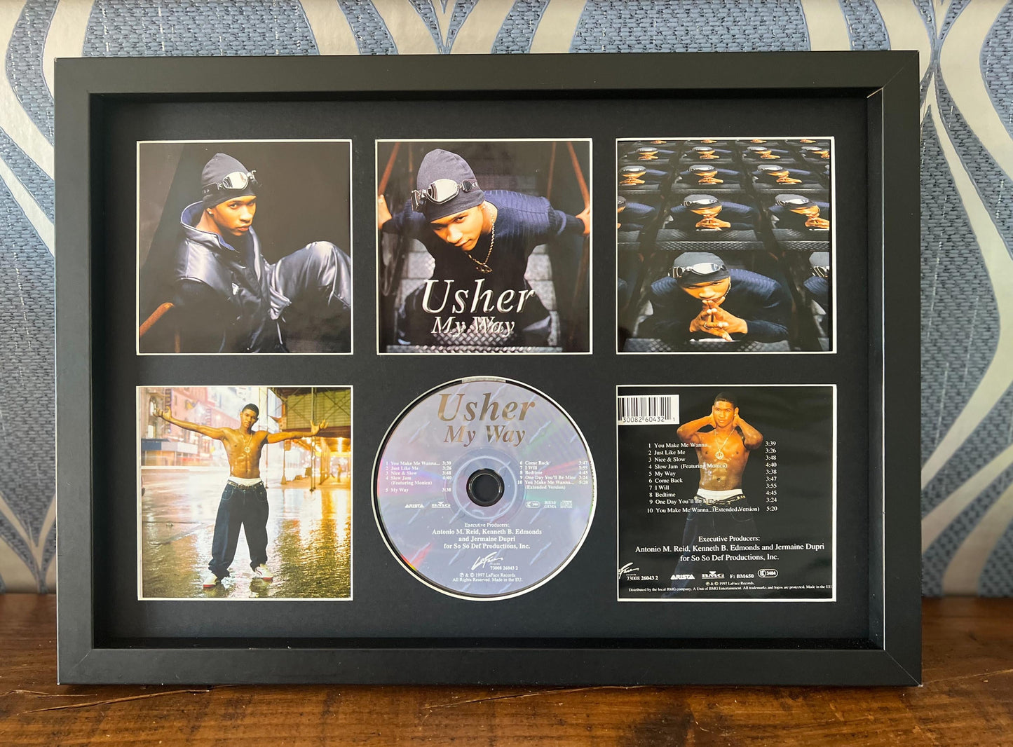 Usher | My Way | Retro Mounted CD Wall Display | Frame Not Included |
