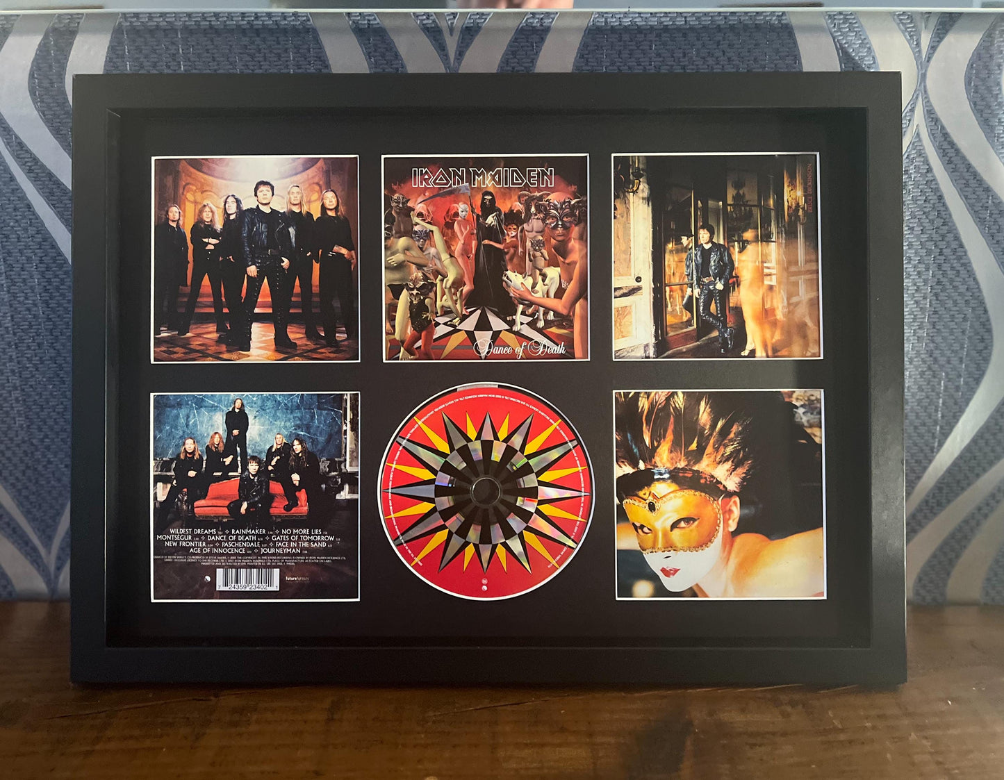 Iron Maiden | Dance Of Death | Retro Mounted CD Wall Display | Frame Not Included |