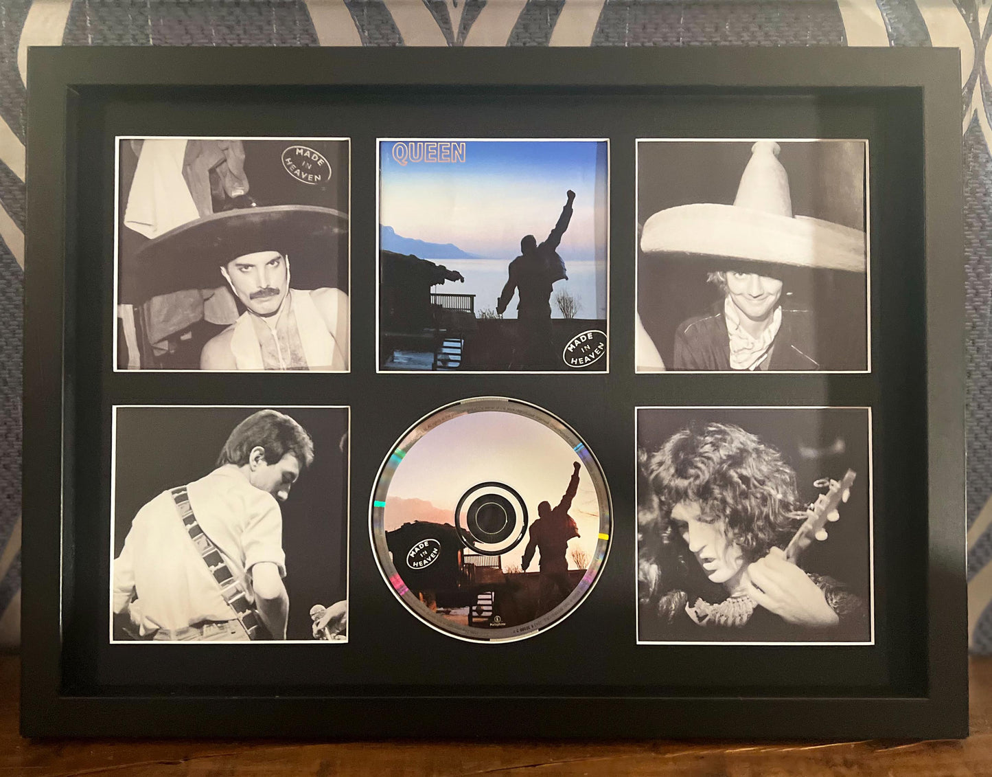 Queen | Made In Heaven | Retro Mounted CD Wall Display | Frame Not Included |