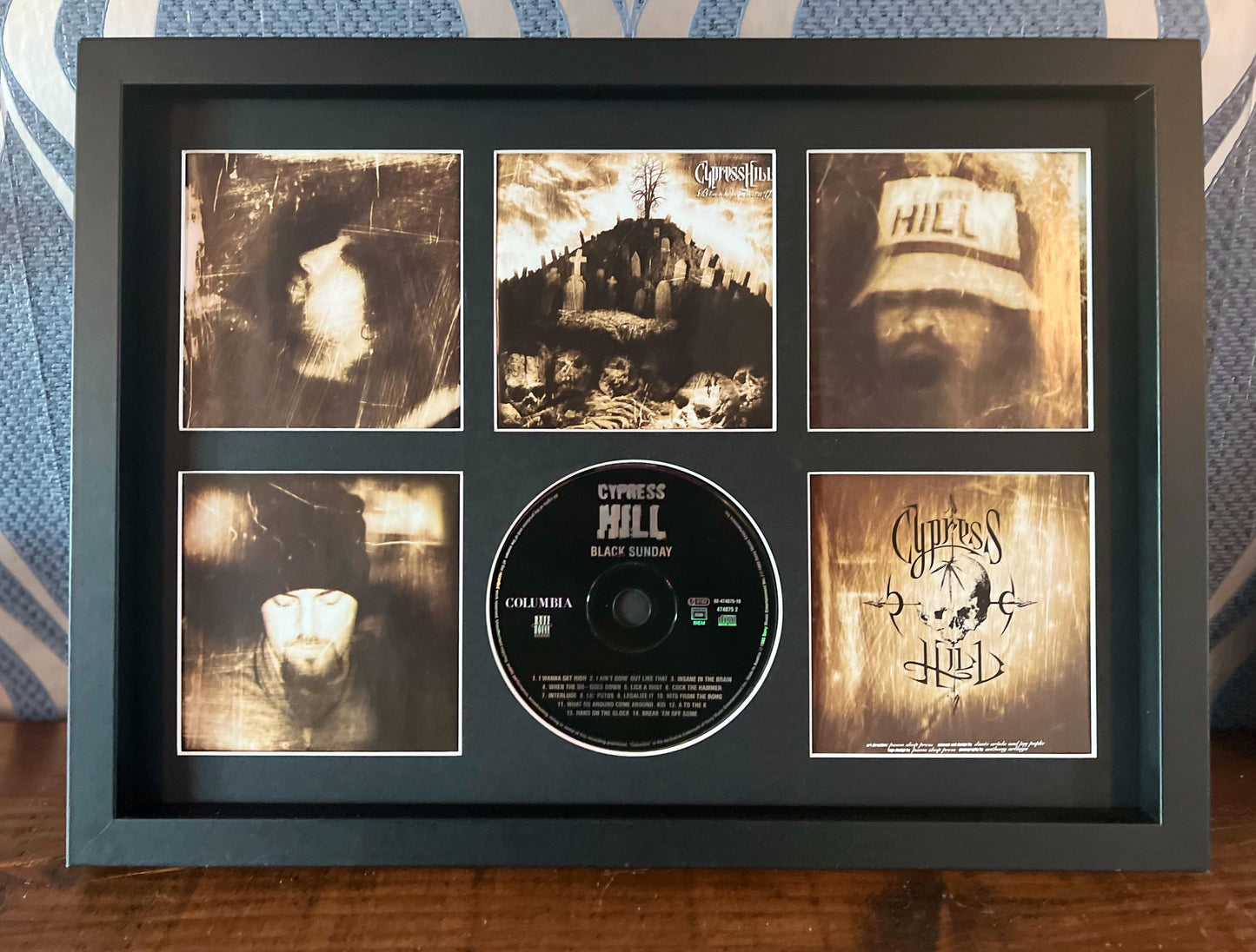 Cypress Hill | Black Sunday | Retro Mounted CD Wall Display | Frame Not Included |