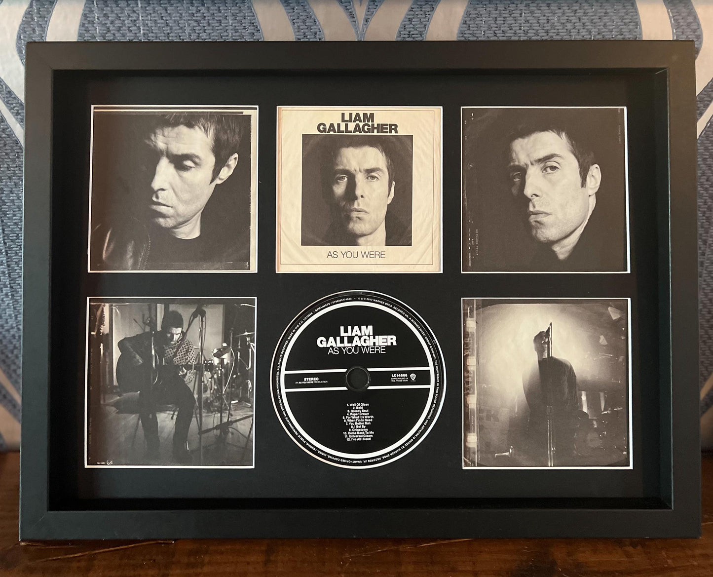 Liam Gallagher | As You Were | Retro Mounted CD Wall Display | Frame Not Included |