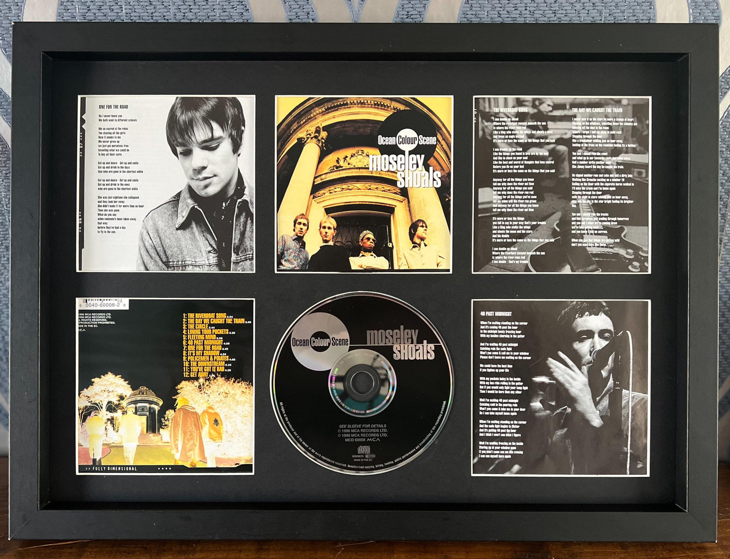 Ocean Colour Scene | Moseley Shoals | Retro Mounted CD Wall Display | Frame Not Included |
